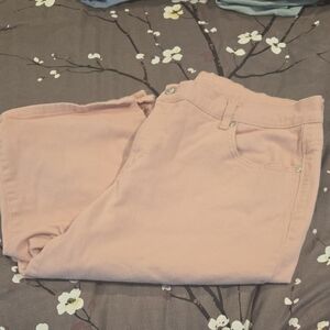 Gloria Vanderbilt Pink/Peach  High Waist Women Shorts